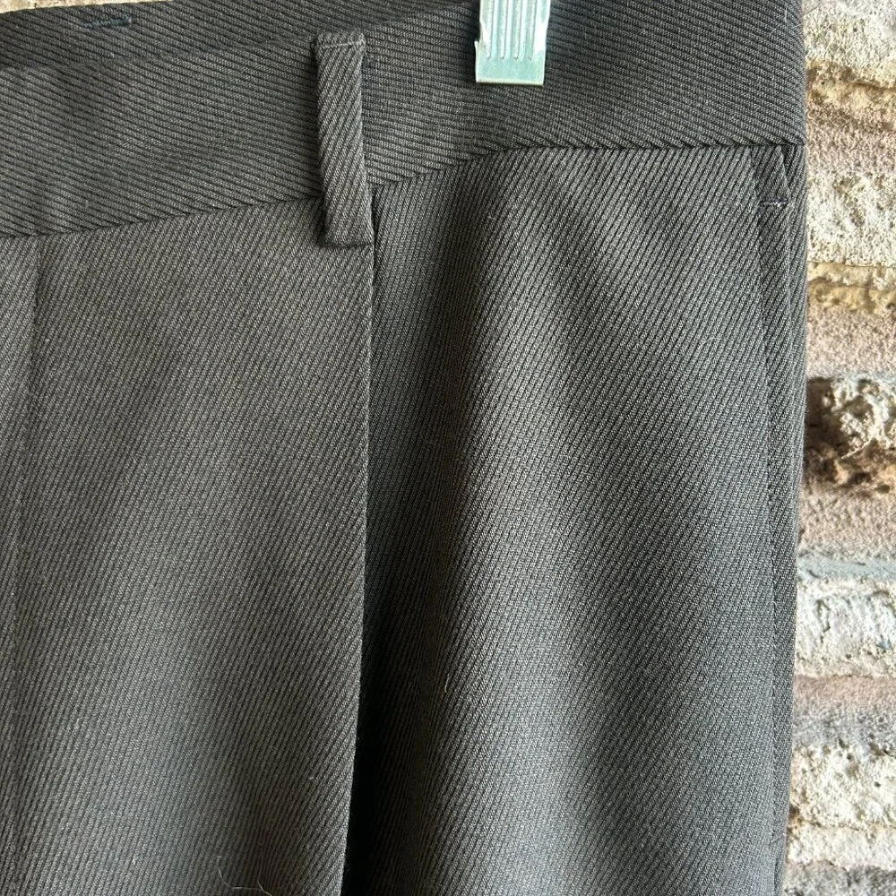 Expert by Evergreen Brown Twill Wool Suit 3 Button Blazer Pleated Pants 42/36